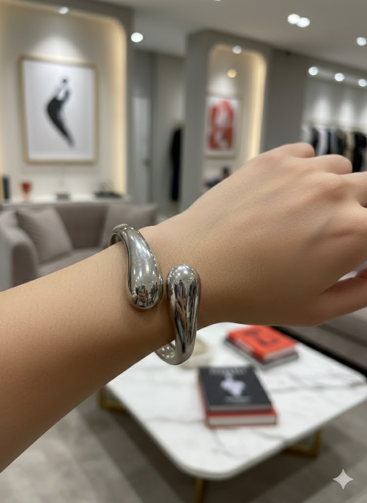 Silver Wrap Bracelet