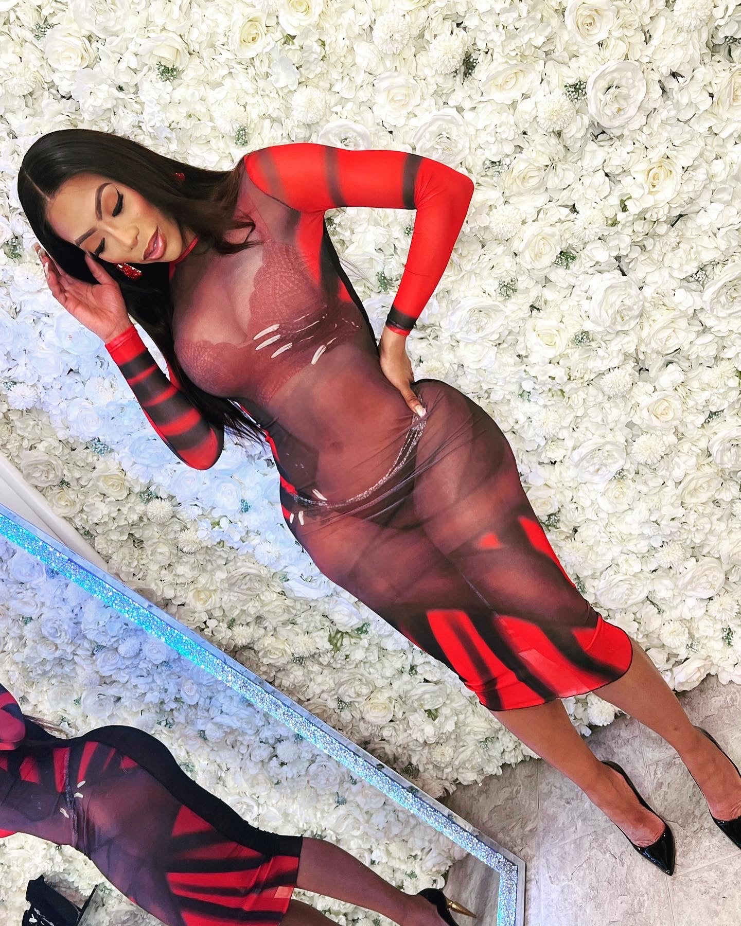 Mesh Hands On Deck Dress