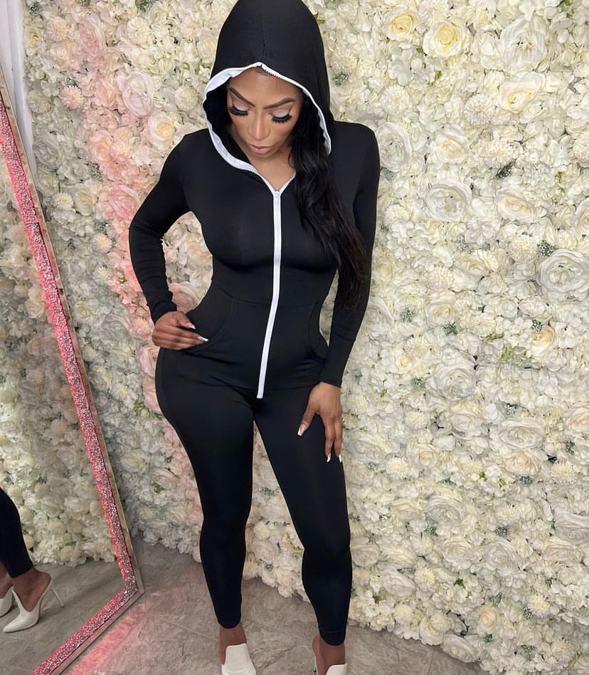 Black Lounge Jumpsuit