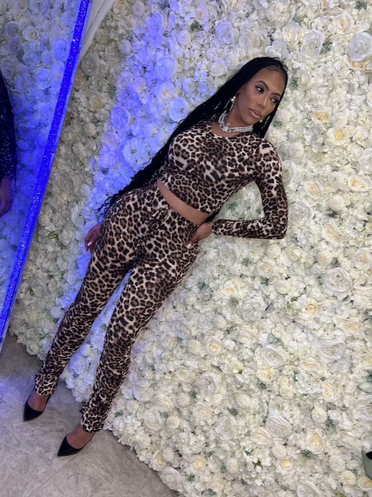 Leopard Two Piece Set